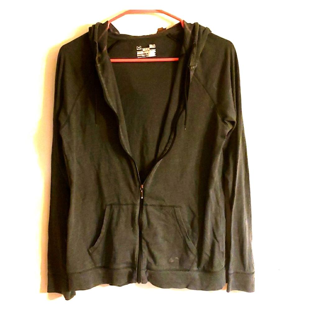 Gray Under Armour zip up hoodie